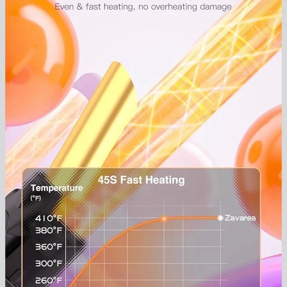 Automatic Rotating Curling Iron - 1 1/4 Inch - Picture 8 of 10